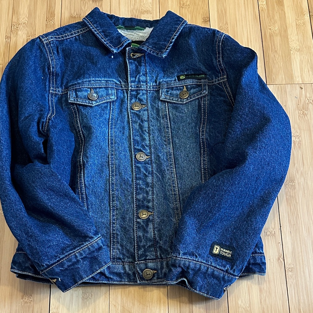 Kids John Deere Classic Blue Denim Jacket